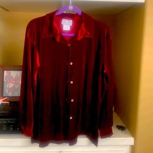 Velvet blouse